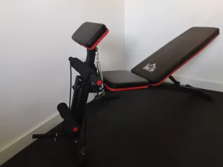 Estación y banco musculación