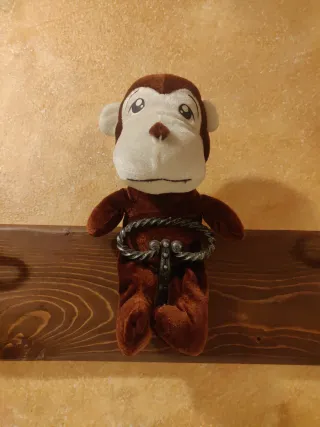 Scimmietta peluche marrone