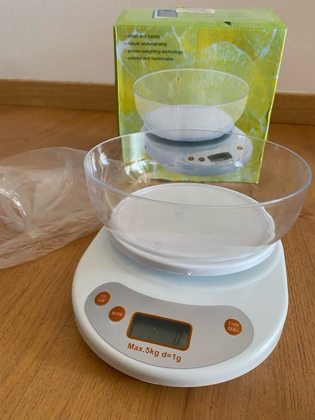 Báscula de cocina digital Max.5kg