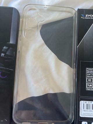 Samsung A16 com 2 capas e película