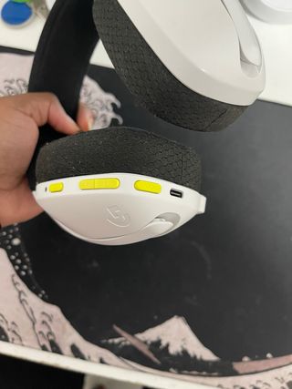 Cascos Logitech G435 Blancos y Amarillos