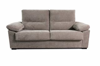 Sofá Cama Italiano Beige Tela NUEVO