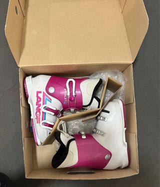 Esquís botas y bastones infantiles niños niña