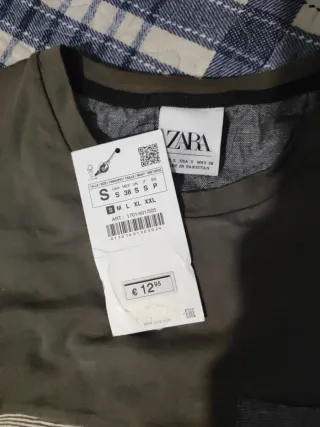 Camiseta Zara chico S manga larga