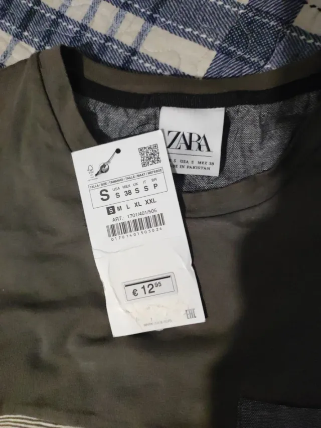 Camiseta Zara chico S manga larga