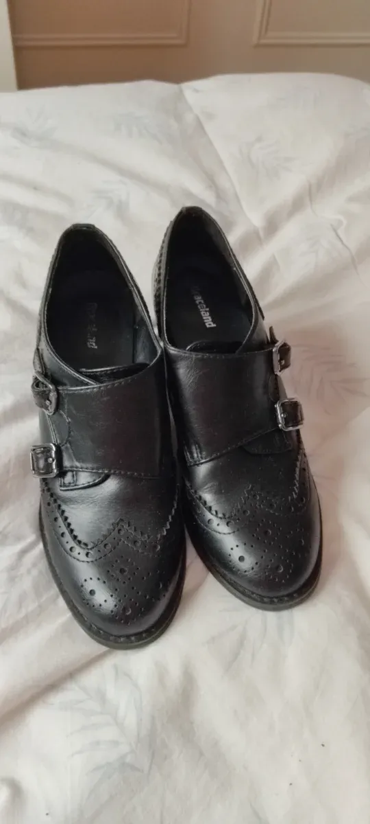 Zapatos Graceland Negros Doble Hebilla