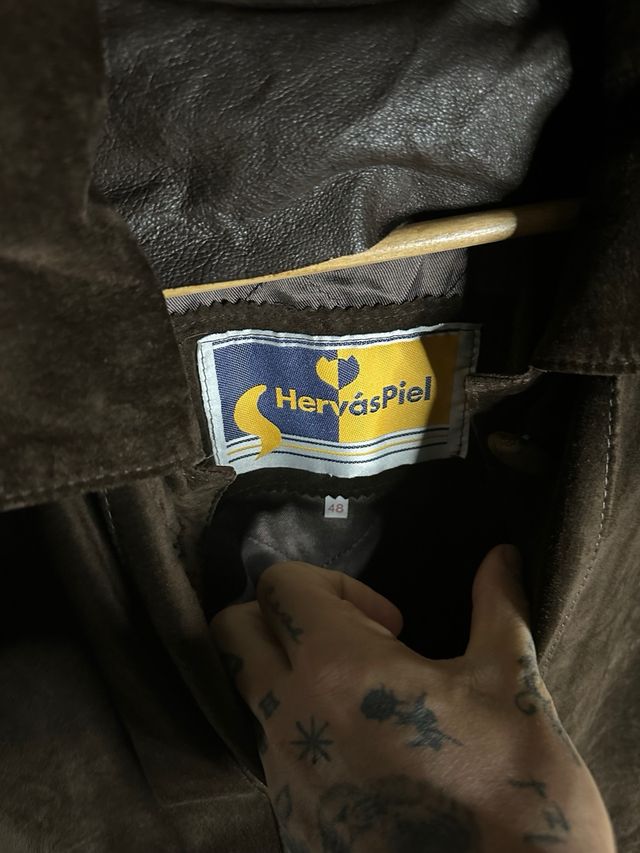 Abrigo ante mujer marrón talla L