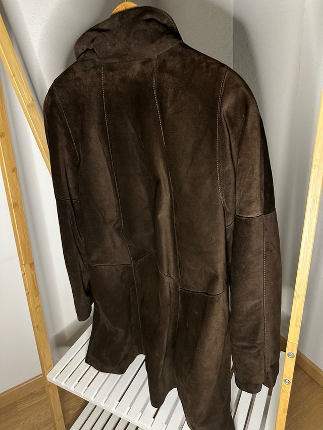 Abrigo ante mujer marrón talla L