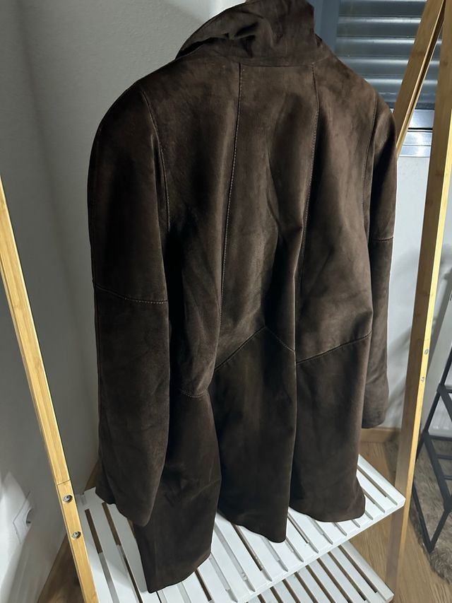 Abrigo ante mujer marrón talla L