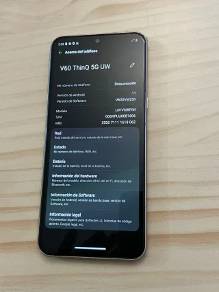 LG V60 ThinQ 5G 128GB Blu Marino