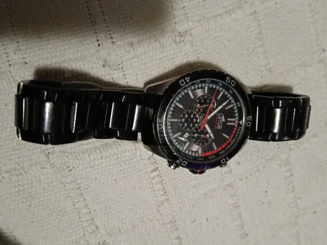 Reloj Lotus 18678 Negro y Plateado