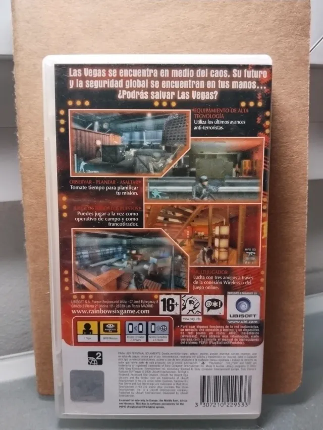 Juego PSP Tom Clancy's Rainbow Six Vegas