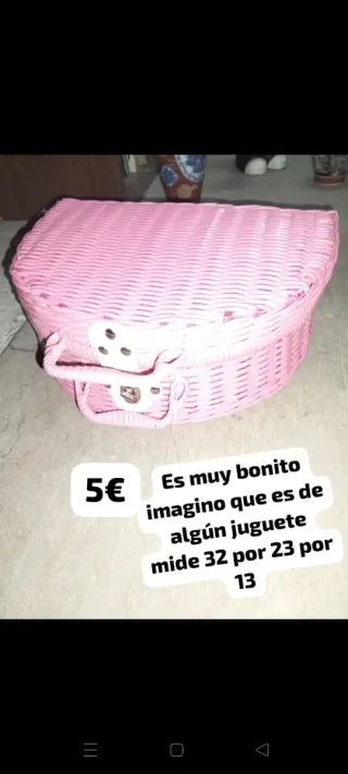 Jarrón decorativo marrón 19cm a 5€