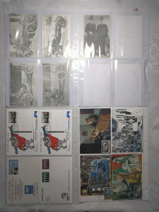 LOTE DE 100 POSTALI ANTICHE VARIE