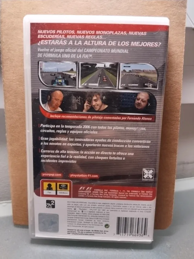 Juego PSP F1 06 Formula 1