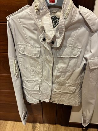 Chaqueta Beige Mujer