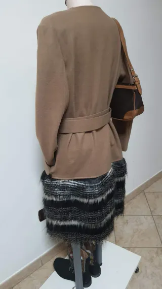 Cappotto, soprabito, capospalla, color cammello