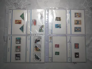 LOTE DE 39 CARTONES CON SELLOS EXTRANJEROS