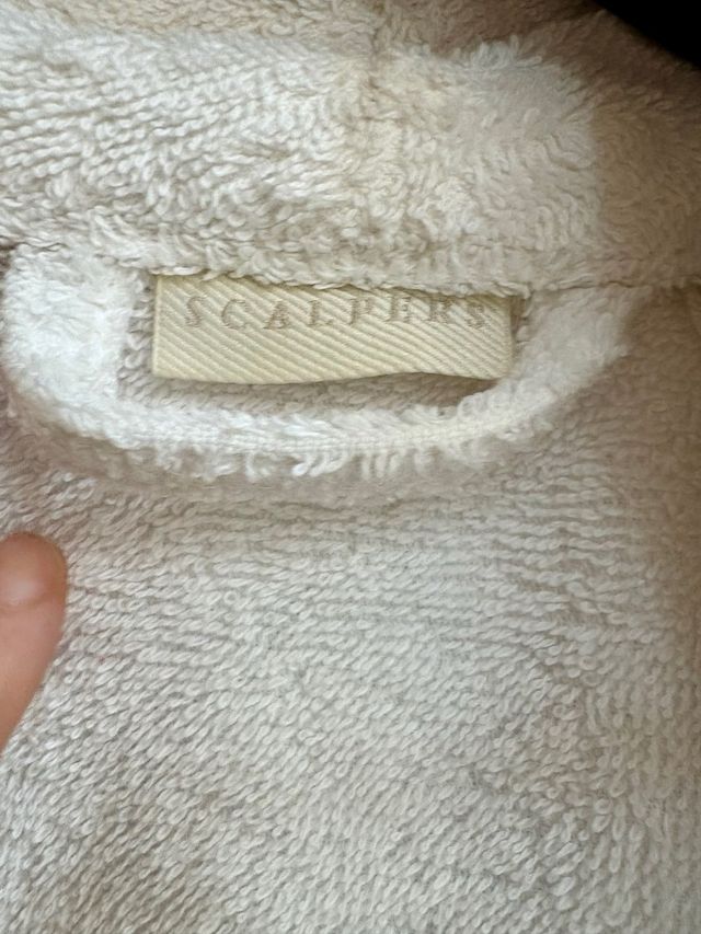 Accappatoio da donna Scalpers taglia S/M bianco
