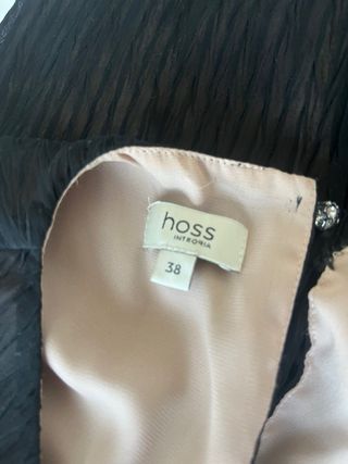 Vestido Hoss negro midi