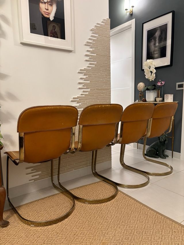 Set 4 Sillas Gastone Rinaldi Mid Century vintage