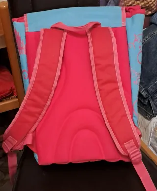 Zaino Disney Princess azzurro e rosa