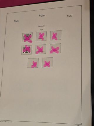 Album Francobolli Malta 1963-1984 Ka-Be (leggi)