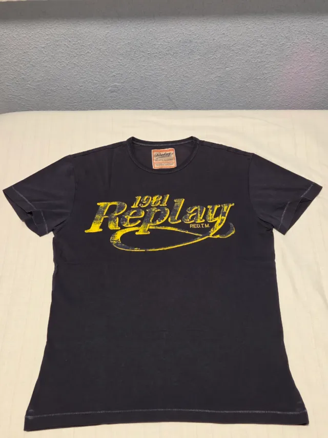 Camiseta Replay 1981 Negra