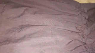 Gonna Balze Cotone Marrone Effetto Usato Taglia 14