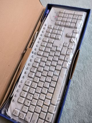 Teclado Turbo-Win PS2 Blanco