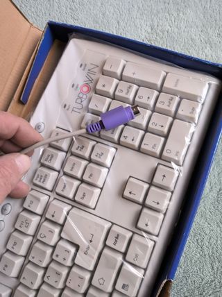 Teclado Turbo-Win PS2 Blanco