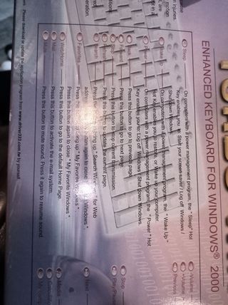 Teclado Turbo-Win PS2 Blanco