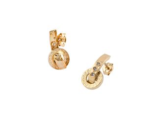 pendientes oro 18k con piedra con circonita