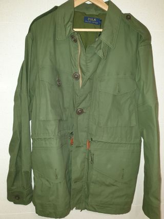 Parka/chaqueta Ralph Lauren verde talla L, nueva