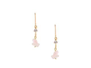 pendientes oro 18k con piedra con circonita