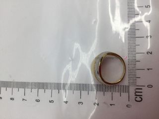 anillo oro 18k con piedra con circonita