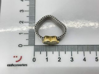 anillo oro 18k con piedra t. 16 (17,84 mm)