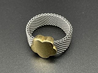 anillo oro 18k con piedra t. 16 (17,84 mm)