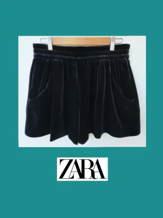 Shorts ZARA terciopelo talla L