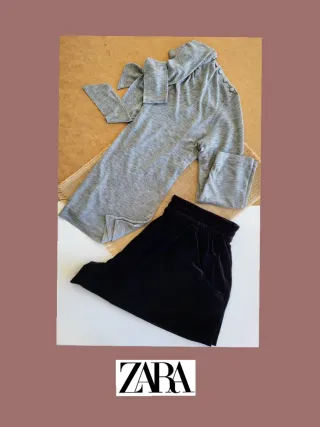 Shorts ZARA terciopelo talla L