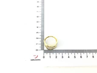 anillo oro 18k con piedra con circonita