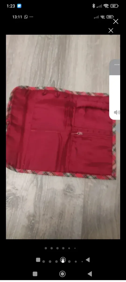 Joyero de viaje rojo + regalo