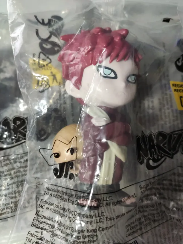 Burger King Naruto 4 figuras de colección.