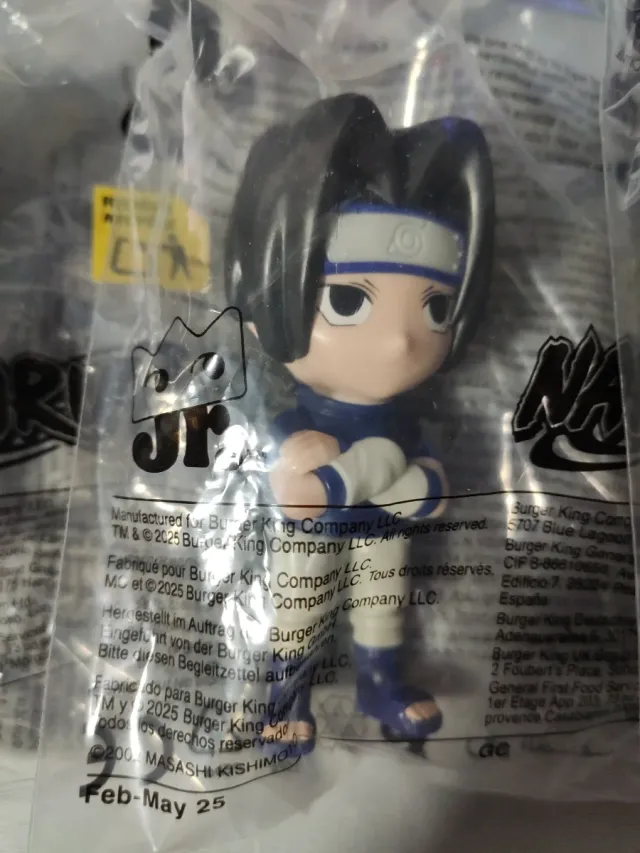 Burger King Naruto 4 figuras de colección.
