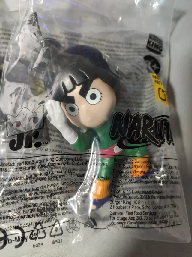 Burger King Naruto 4 figuras de colección.