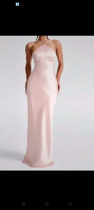 Vestido lencero rosa fiesta