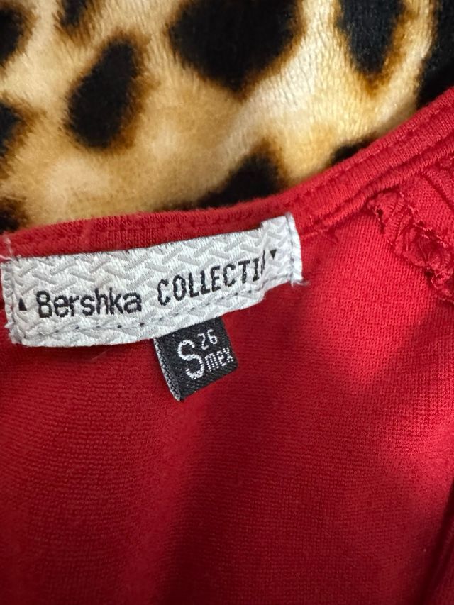 Vestido rojo con cremallera