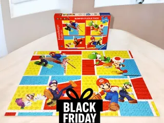 Puzzle Super Mario Bros - (4 x 100 piezas)