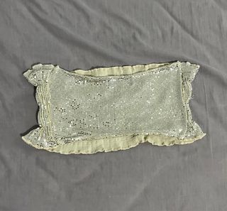 Top lentejuelas plateadas