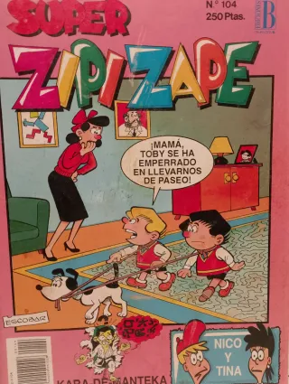 LOTE 5 TEBEOS DE SUPER ZIPI ZAPE.LA NAVIDAD.